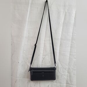 Paolo Bags Black Adjustable Small Shoulder Strap Purse